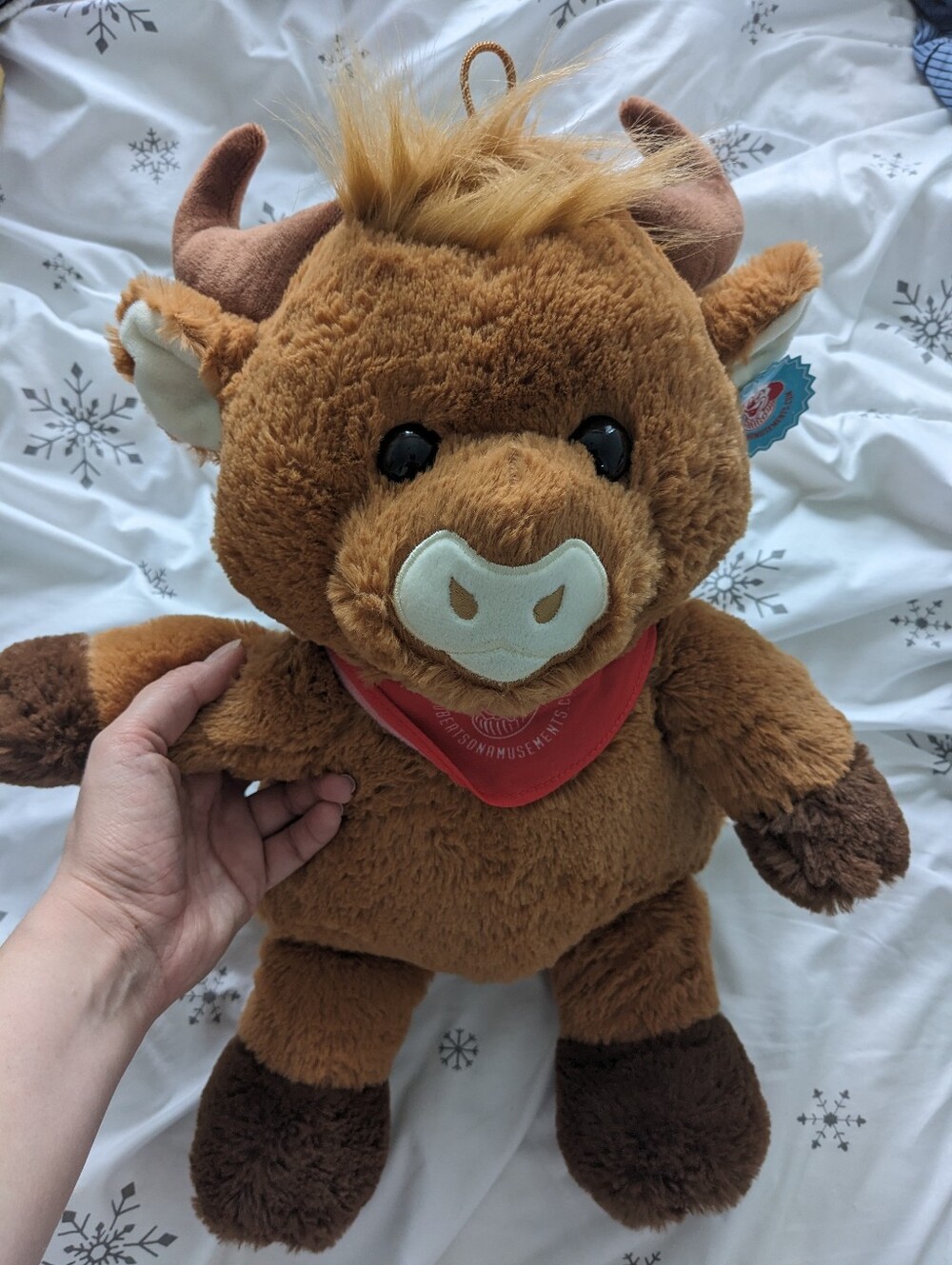 Cow/ Bull Plush Stuffed Animal Toy - NWT